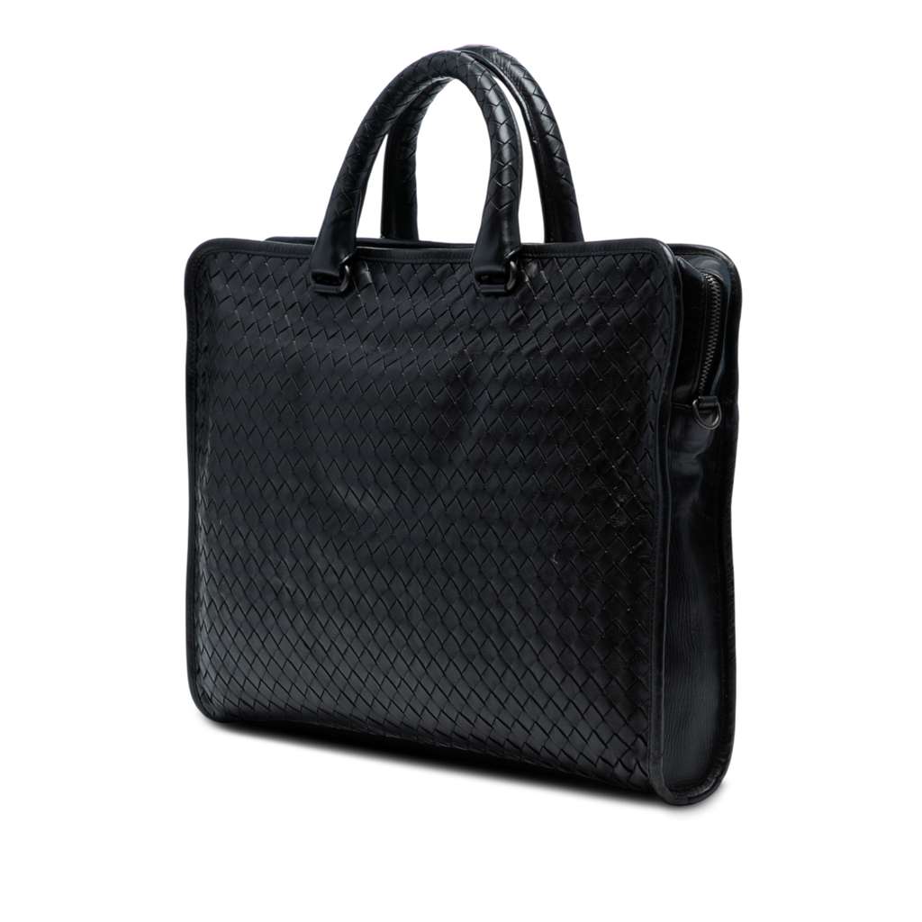 Bottega Veneta Nappa Intrecciato Business Bag - Back view