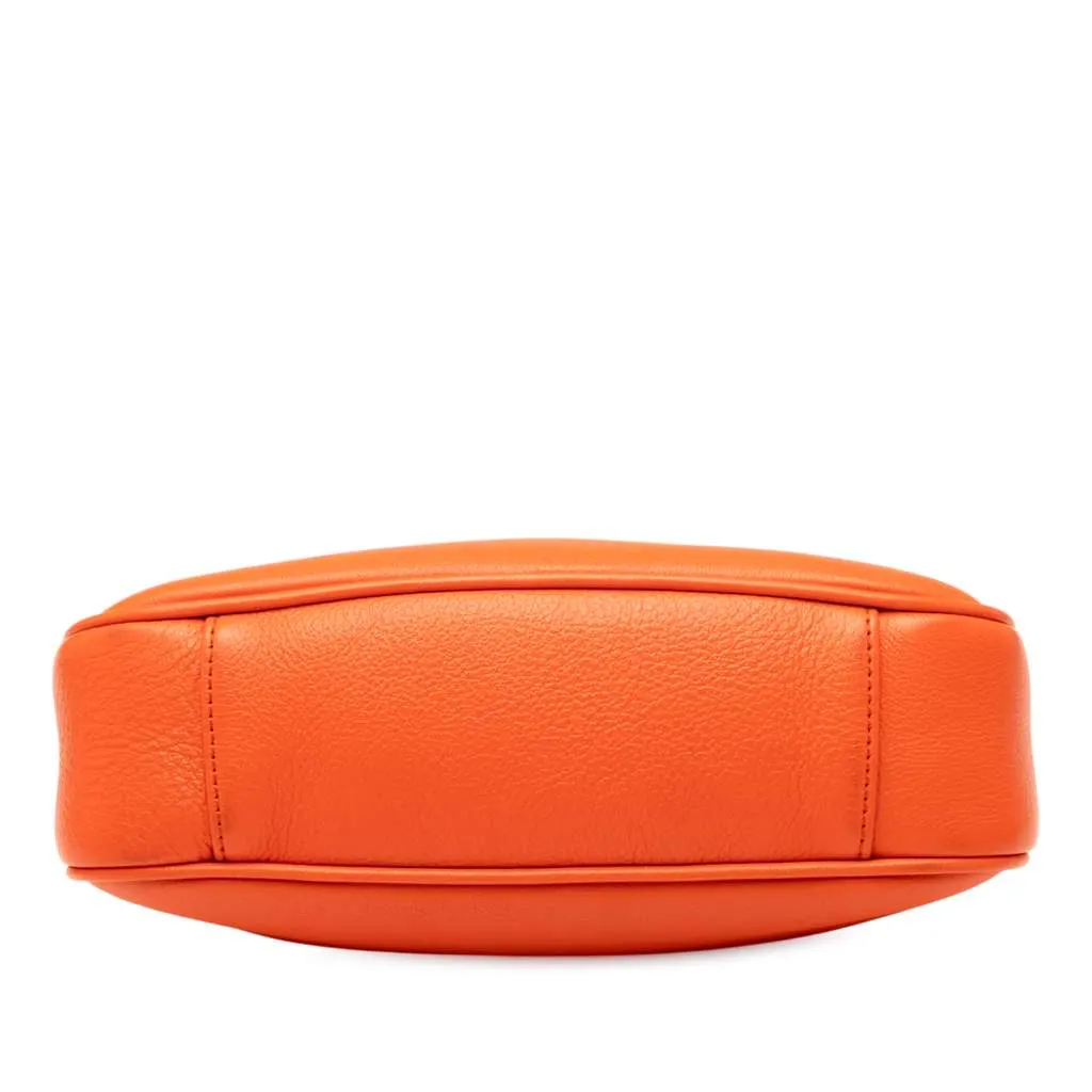 Gucci Small Leather Bamboo Diana Satchel Orange Leather Good - Inside View