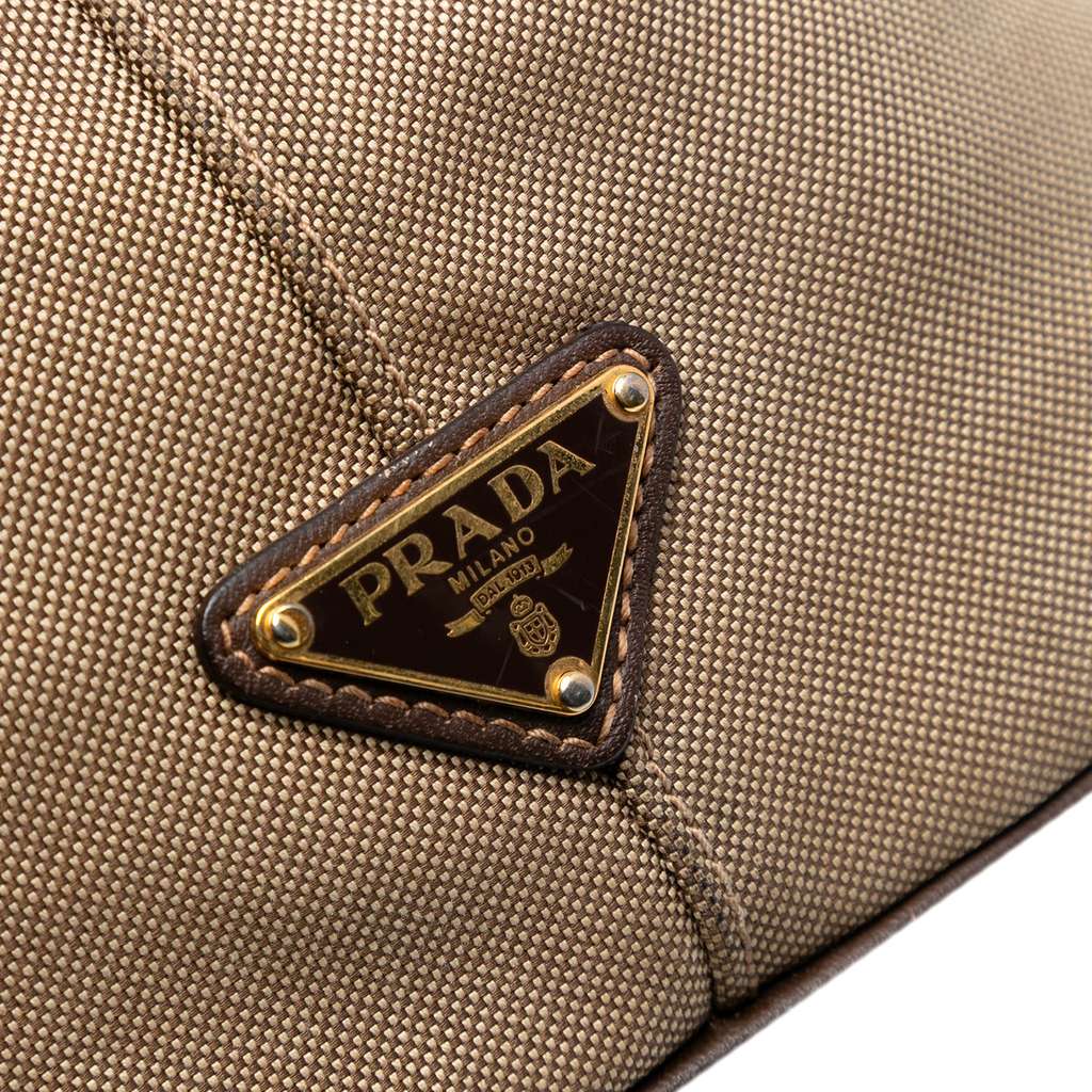 Prada Canvas Canapa Logo Satchel - 4