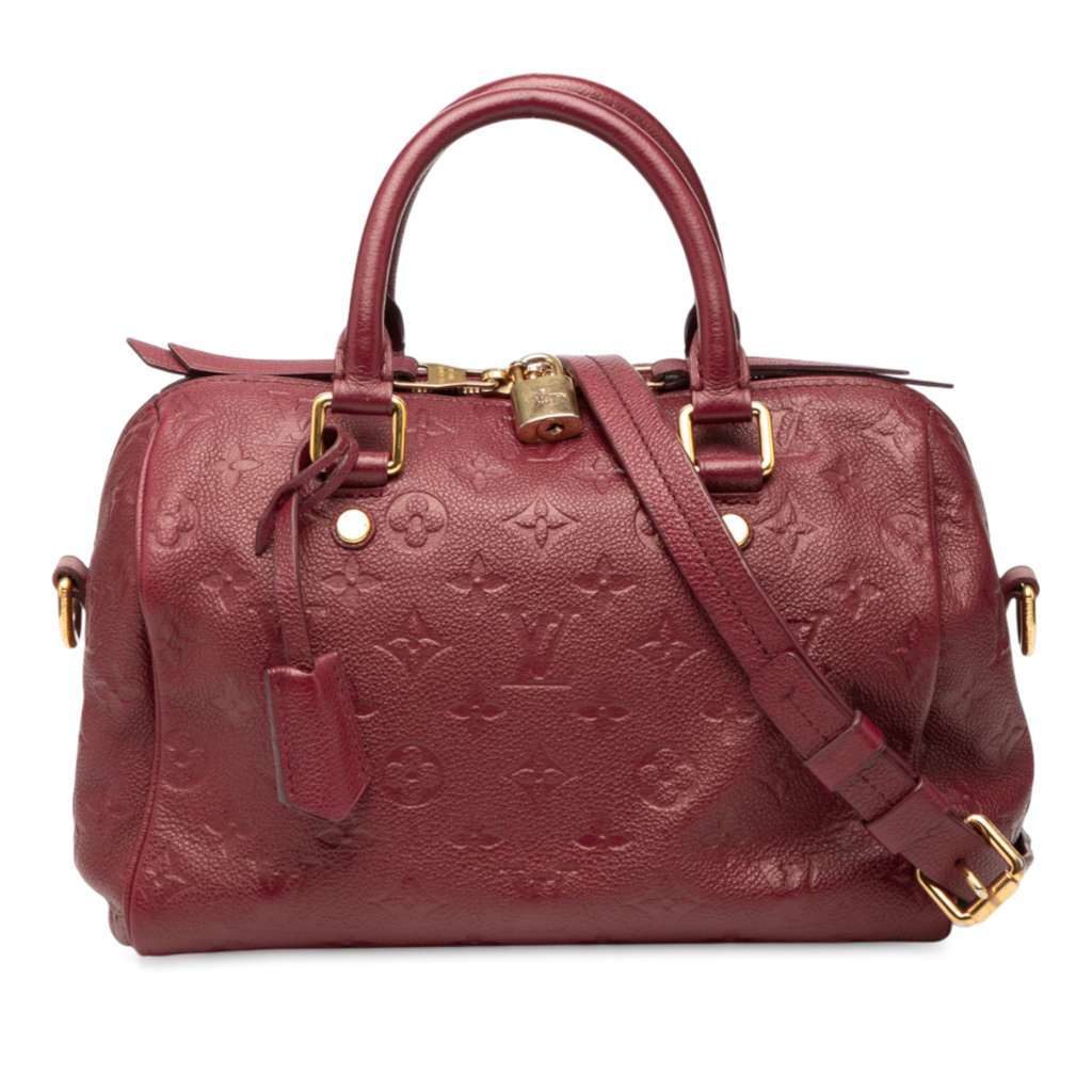 Louis Vuitton Monogram Empreinte Speedy Bandouliere 25