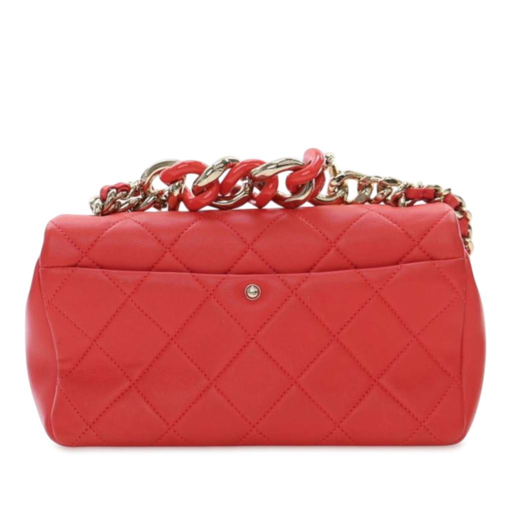 Chanel Small Lambskin Elegant Chain Single Flap - Image 6
