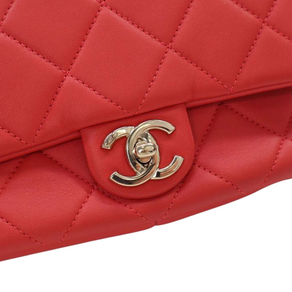 Chanel Small Lambskin Elegant Chain Single Flap - Image 12