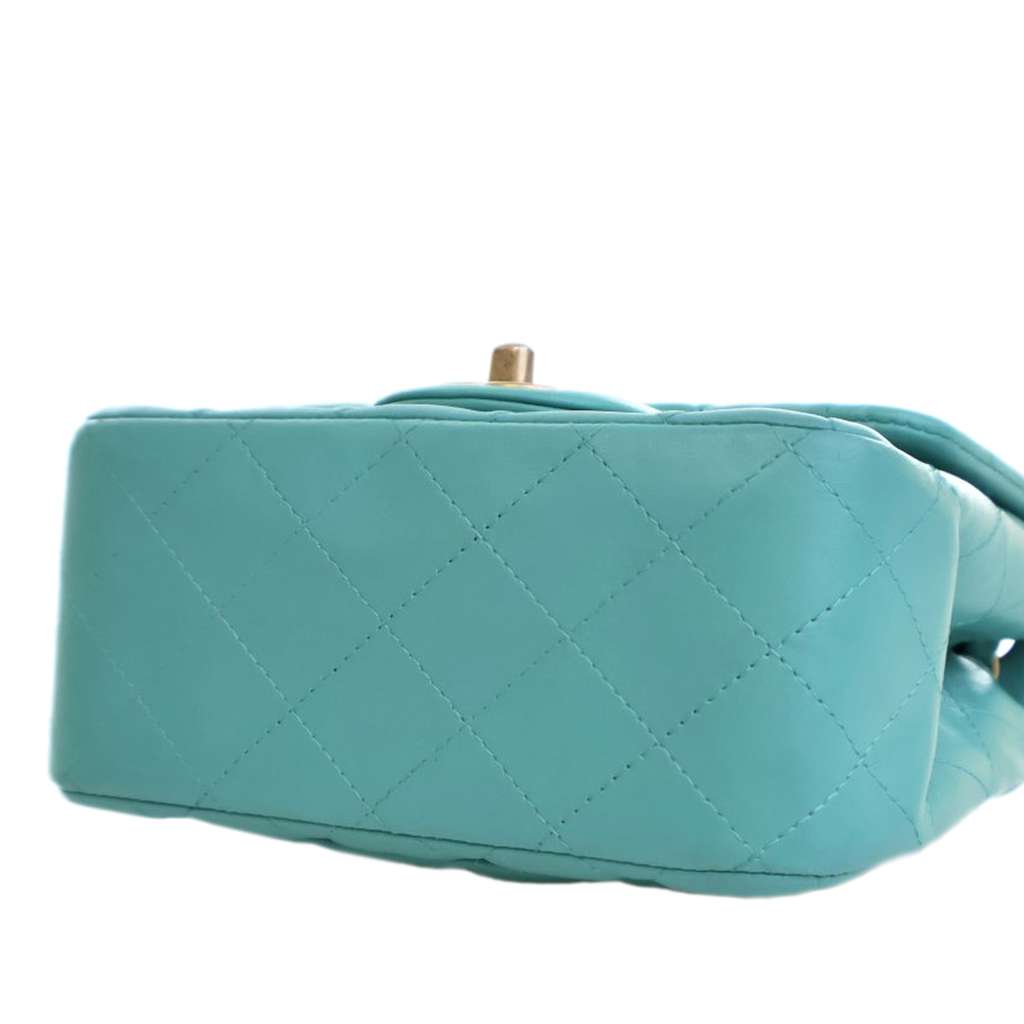 Chanel Mini Square Classic Lambskin Single Flap - Image 13