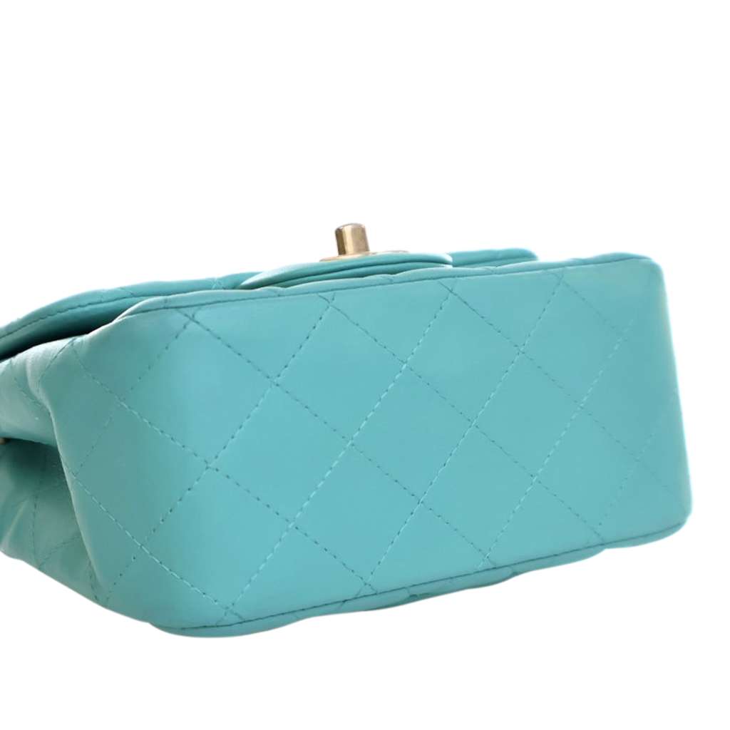 Chanel Mini Square Classic Lambskin Single Flap - Image 14