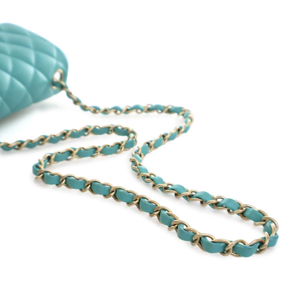 Chanel Mini Square Classic Lambskin Single Flap - Image 15