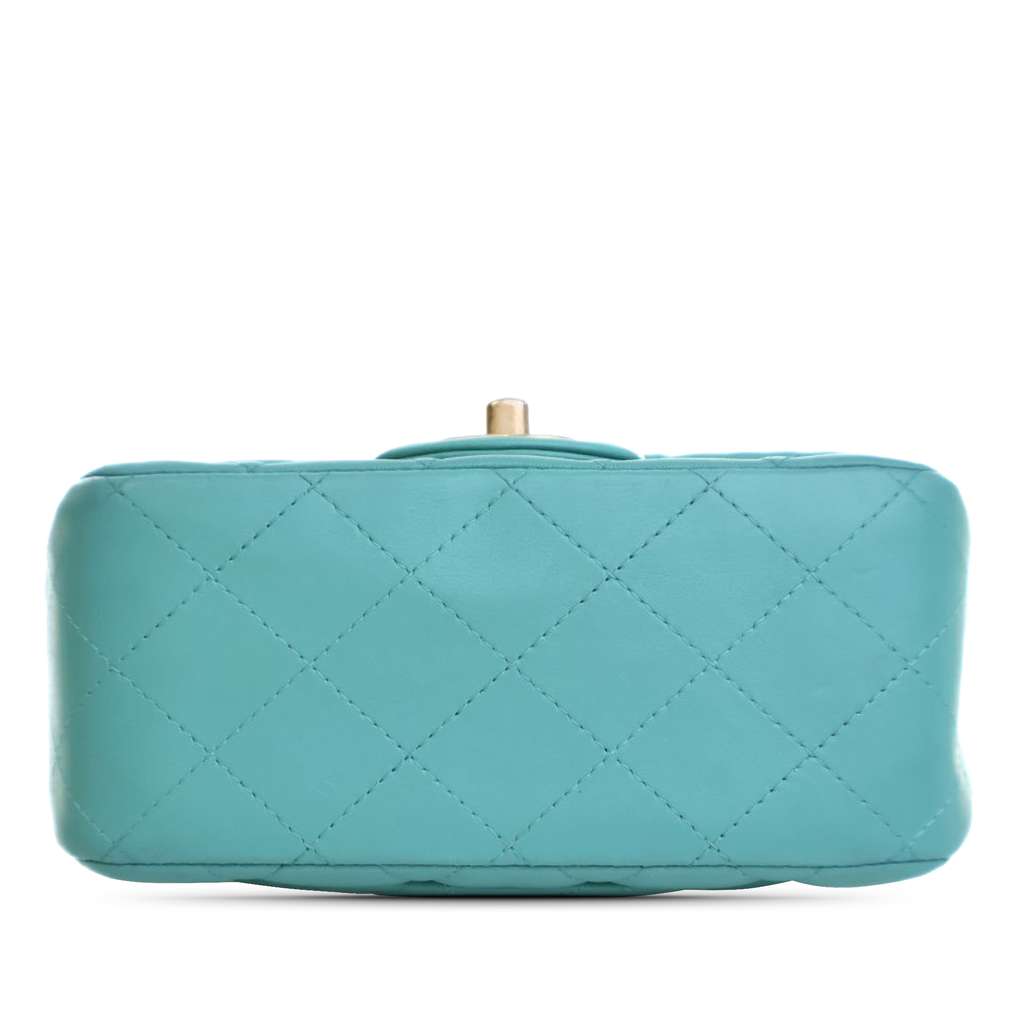 Chanel Mini Square Classic Lambskin Single Flap - Image 6