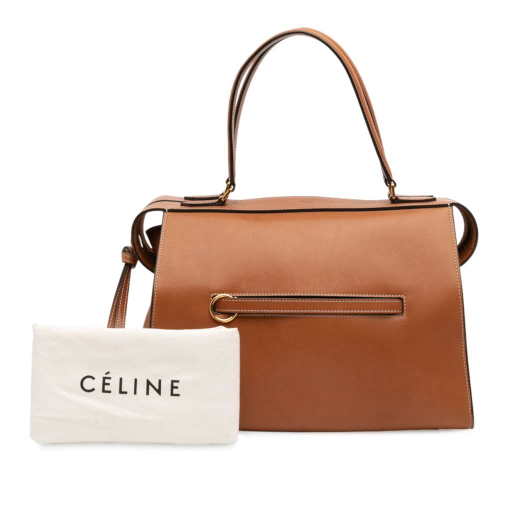 Celine Small Smooth Calfskin Ring Handbag - Image 14