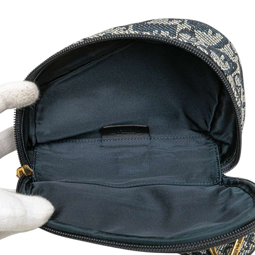 Dior Diorissimo Canvas Saddle Pouch - 4