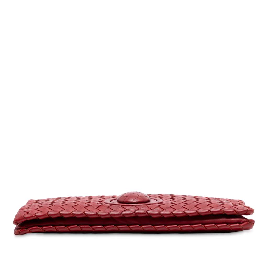 Bottega Veneta Nappa Intrecciato Turn Lock Clutch - Image 6