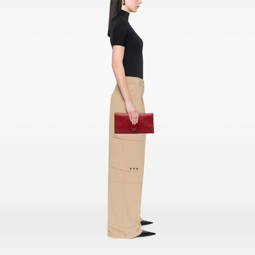 Bottega Veneta Nappa Intrecciato Turn Lock Clutch - Detail 2