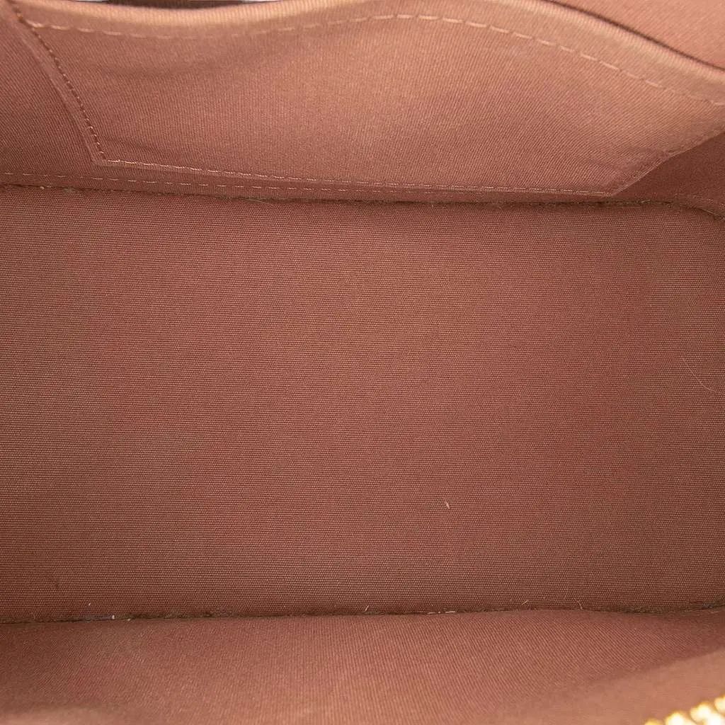Louis Vuitton Monogram Vernis Alma BB Brown Leather Good - Model View