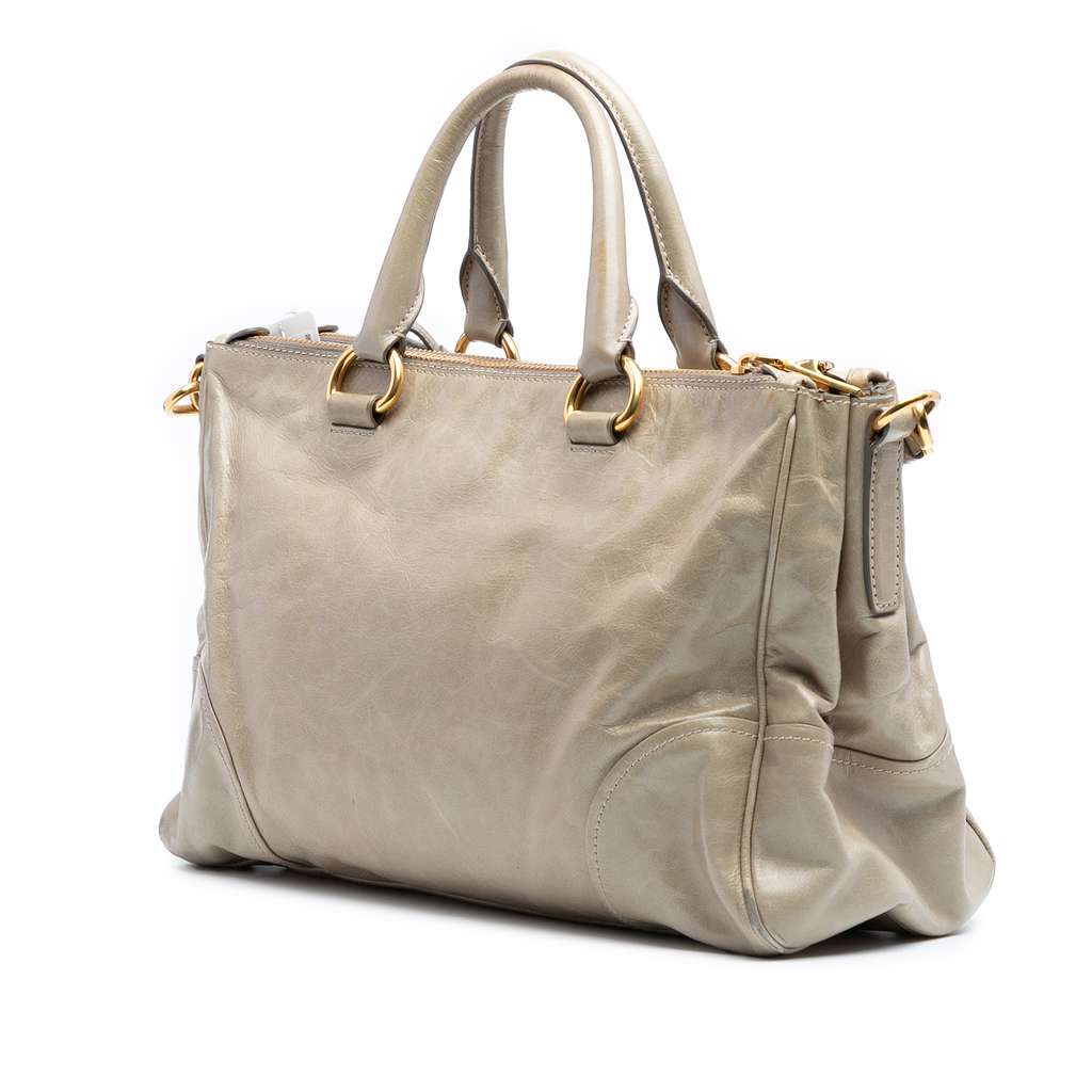 Prada Vitello Shine Satchel - Back view