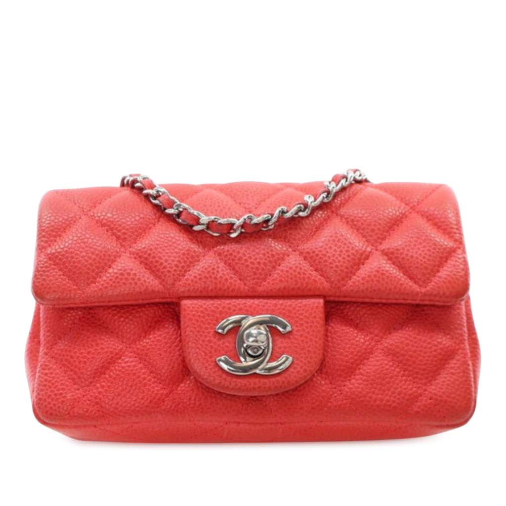 Chanel Extra Mini Rectangular Classic Caviar Single Flap