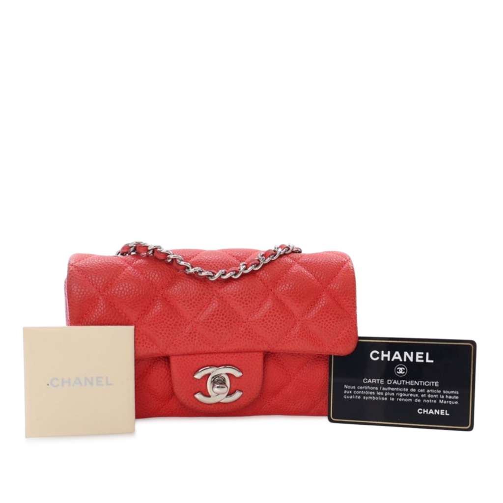 Chanel Extra Mini Rectangular Classic Caviar Single Flap - Image 14