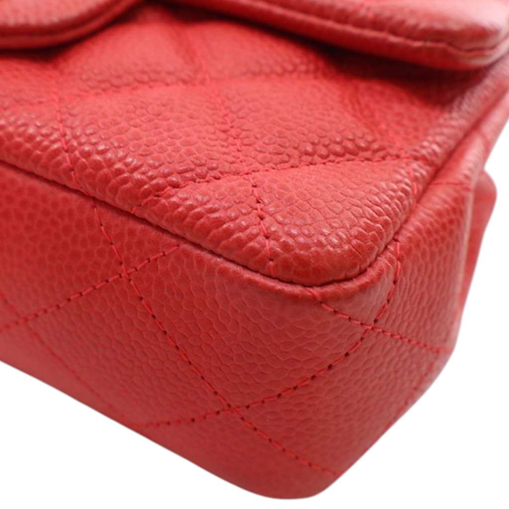 Chanel Extra Mini Rectangular Classic Caviar Single Flap - Image 12