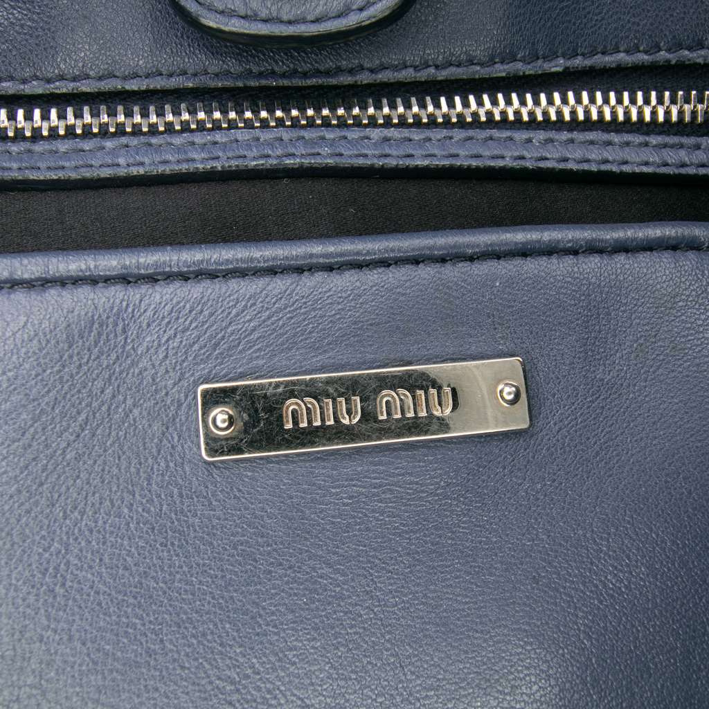 Miu Miu Matelasse Nappa Crystal Satchel - 5