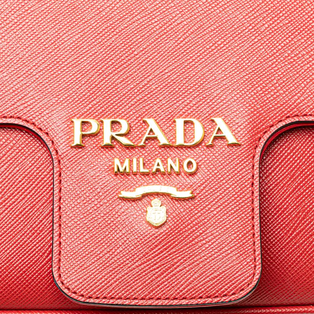 Prada Saffiano Pattina Chain Crossbody - Side view