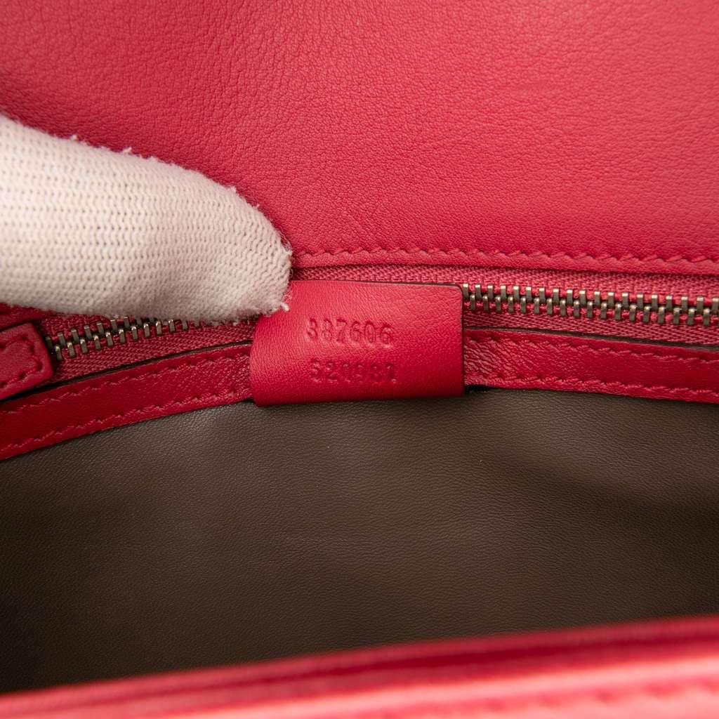 Gucci Medium Patent Dollar Interlocking G Crossbody - Detail 1