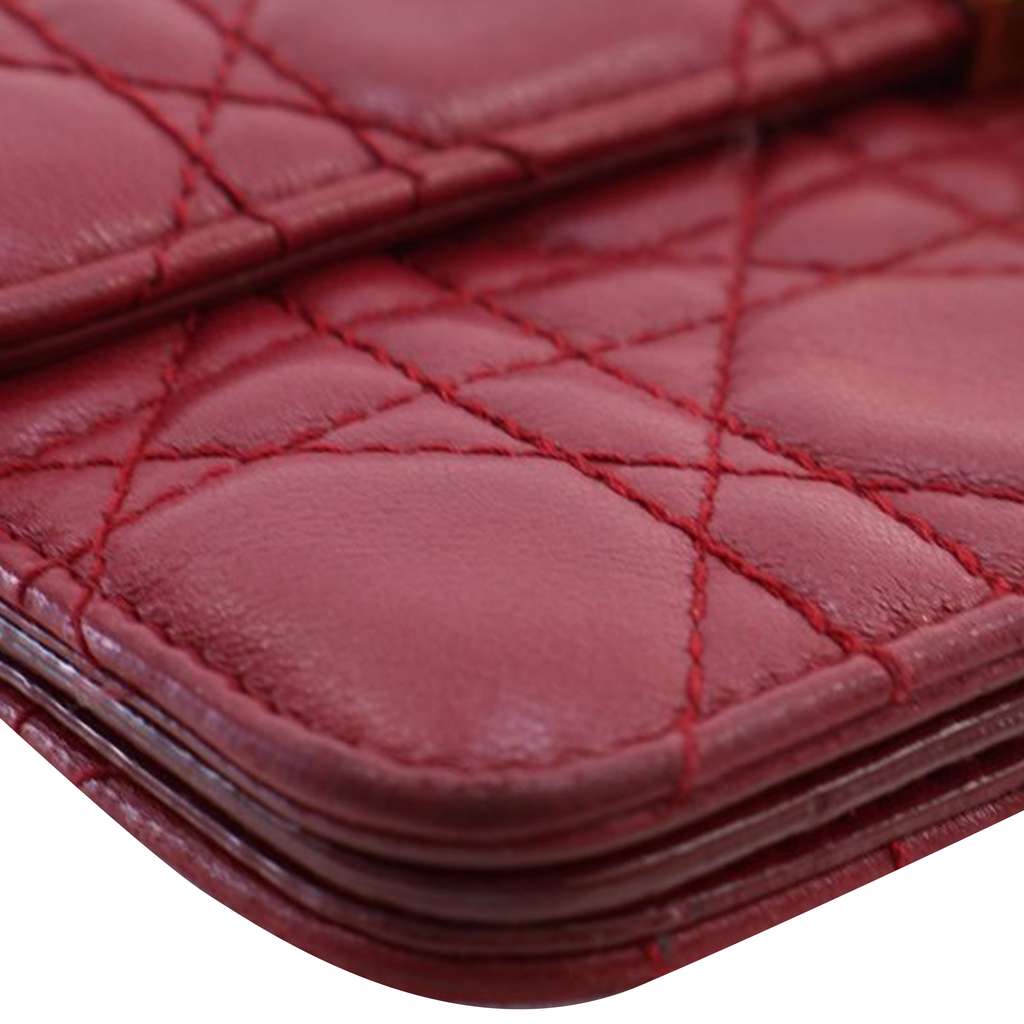 Dior Lambskin Cannage DiorAddict Wristlet Clutch - Image 14