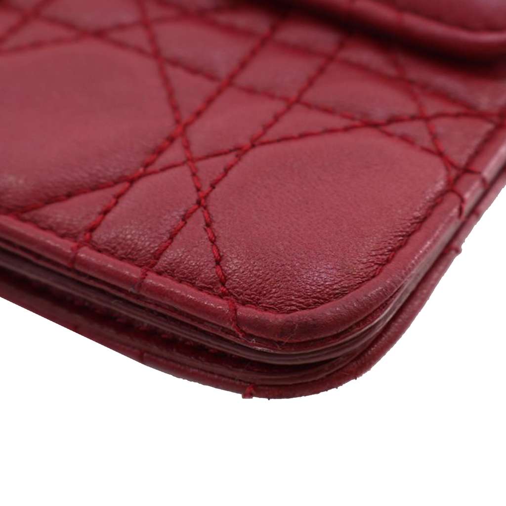 Dior Lambskin Cannage DiorAddict Wristlet Clutch - Image 15