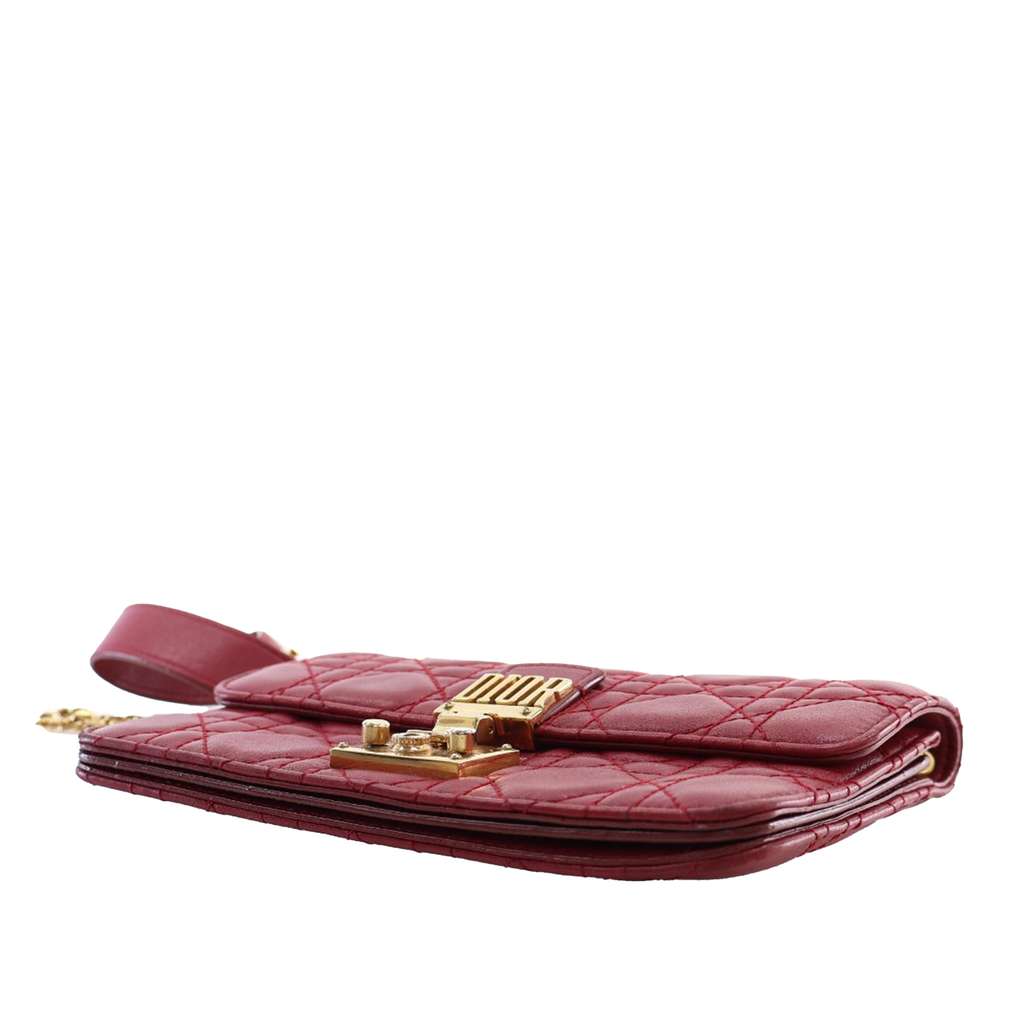 Dior Lambskin Cannage DiorAddict Wristlet Clutch - Detail 1