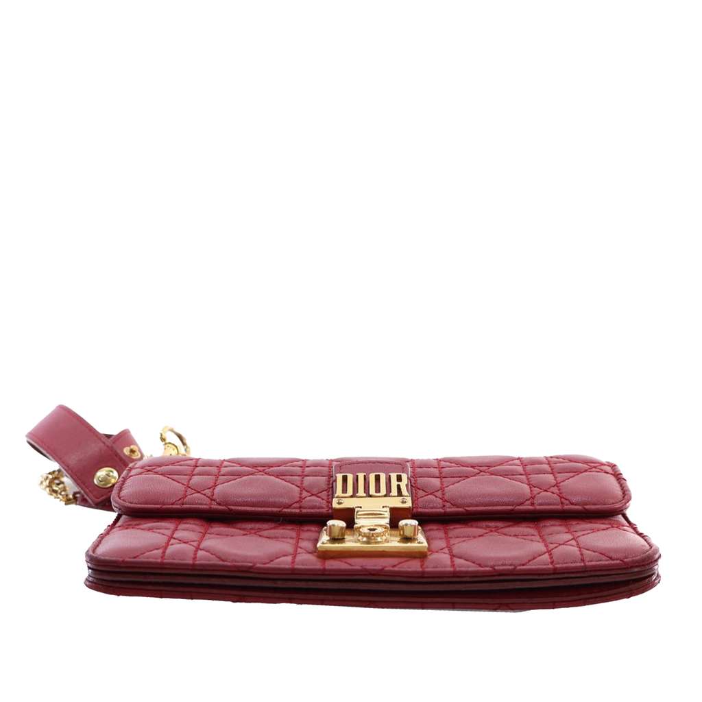 Dior Lambskin Cannage DiorAddict Wristlet Clutch - Detail 2