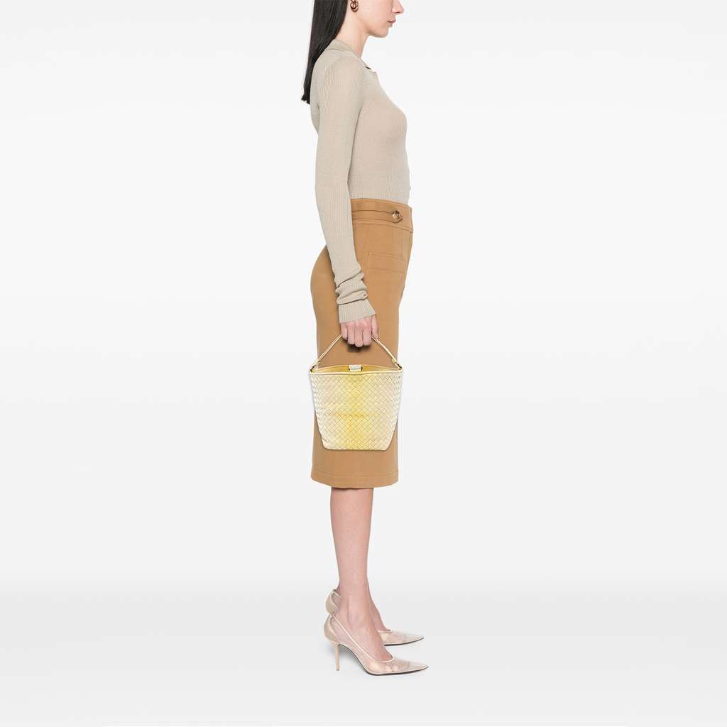 Bottega Veneta Nappa Intrecciato Nuance Bucket Bag - Detail 2