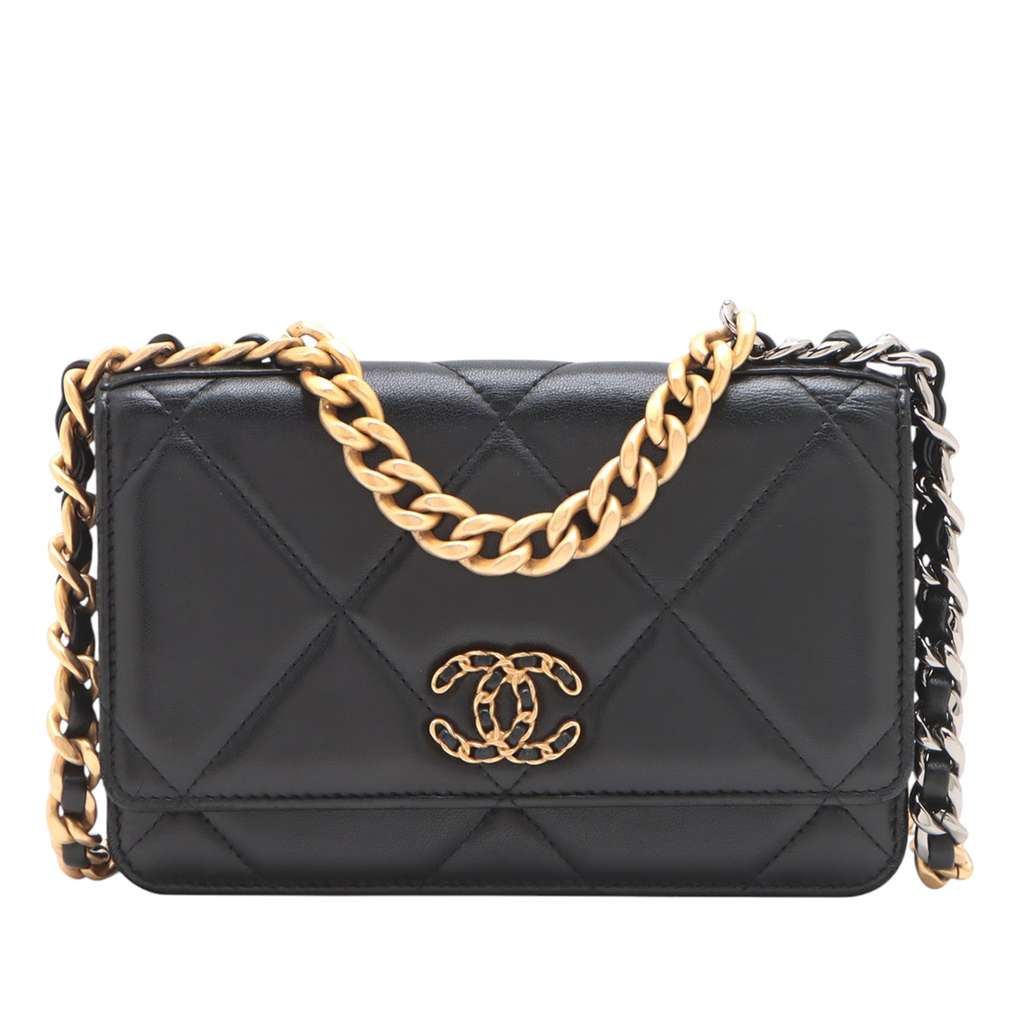 Chanel Quilted Lambskin 19 Wallet on Chain