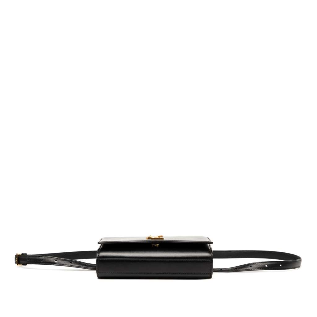 Saint Laurent Smooth Calfskin Monogram Kate Belt Bag - Image 6