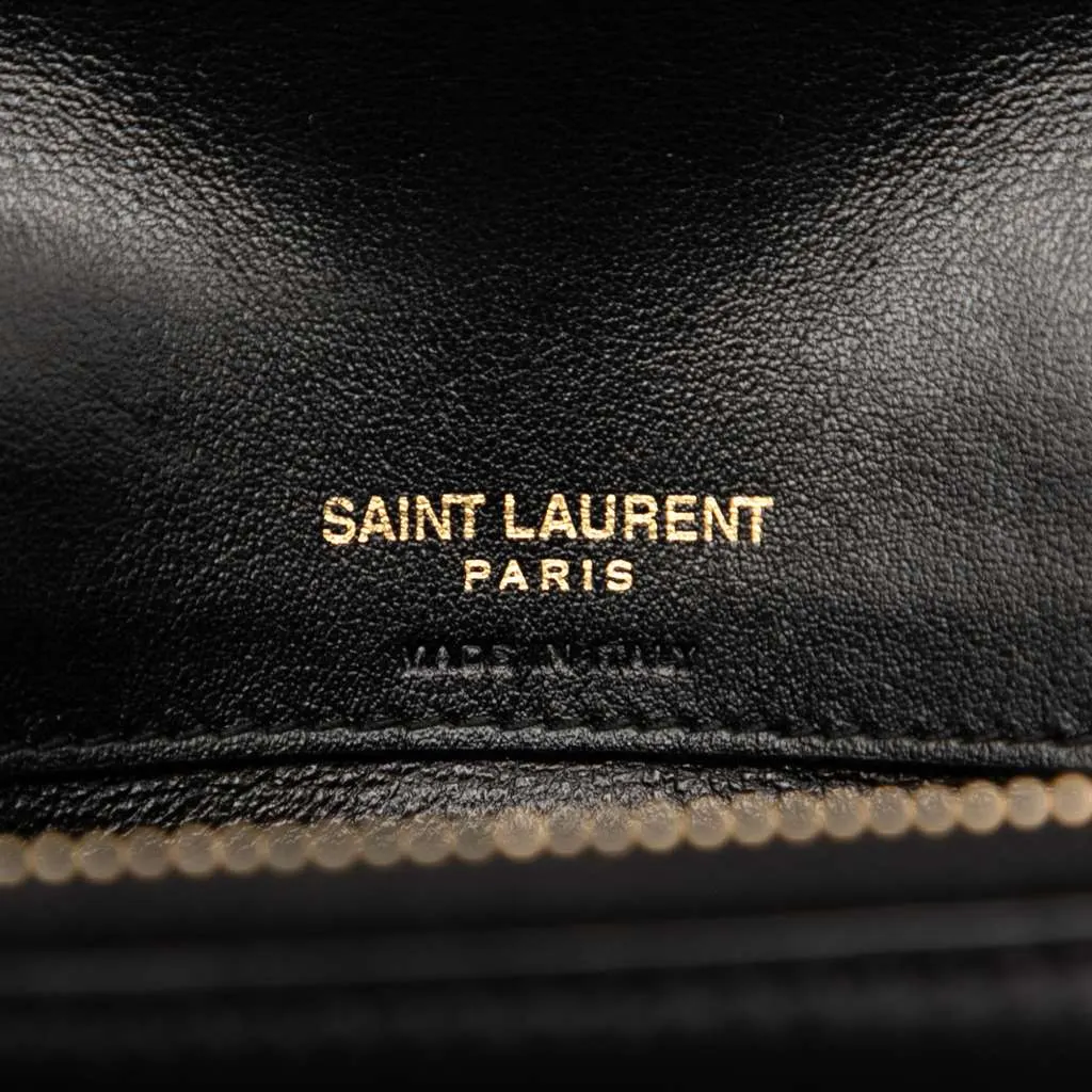 Saint Laurent Smooth Calfskin Monogram Kate Belt Bag Black Leather Good - Box View