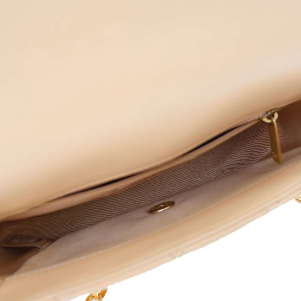 Chanel Medium Quilted Lambskin CC Coin Flap - Side view