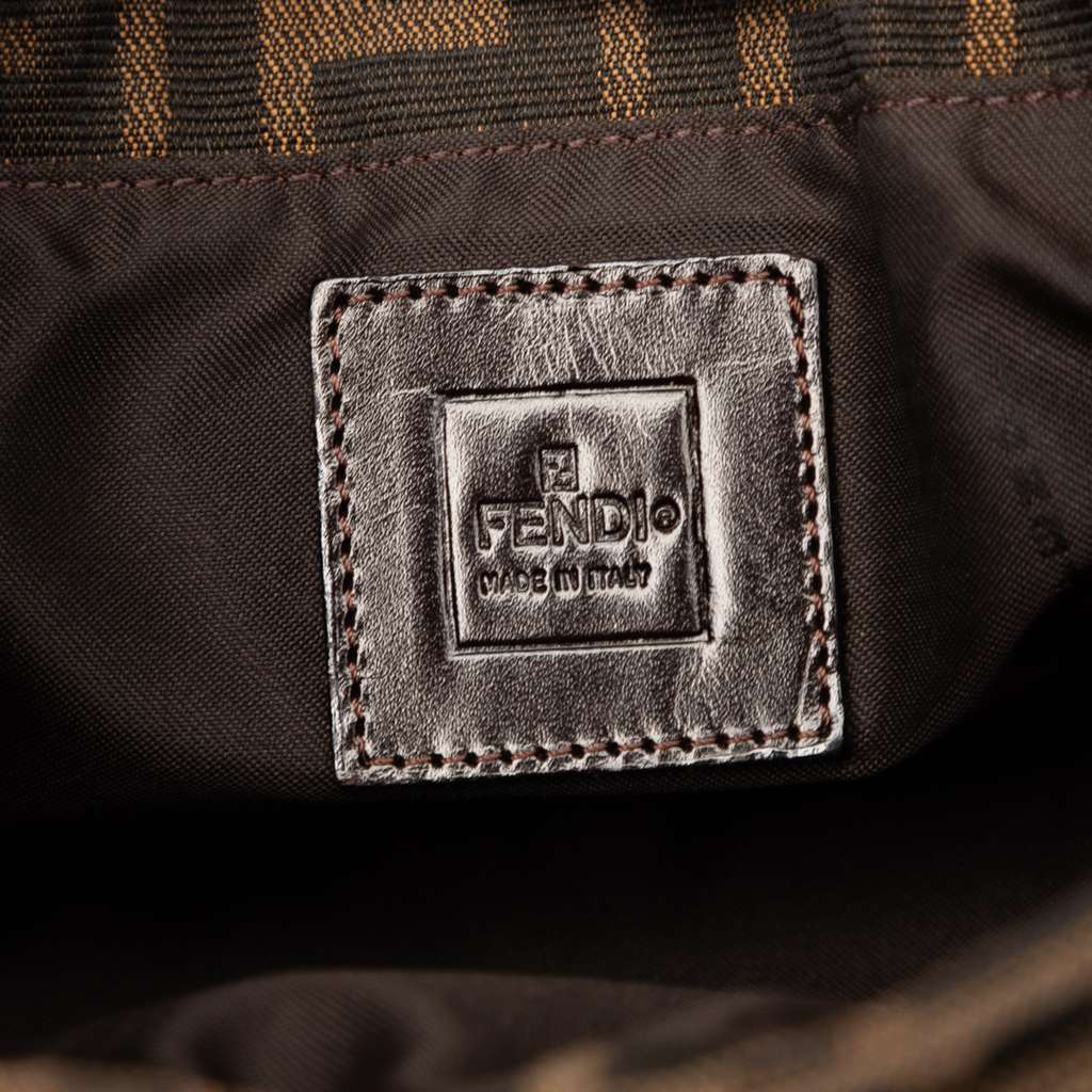 Fendi Zucca Canvas Shoulder Bag - 5