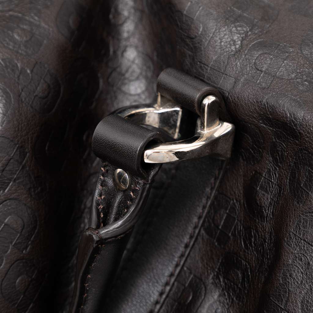 Gucci Embossed Leather Horsebit Satchel - Detail 2