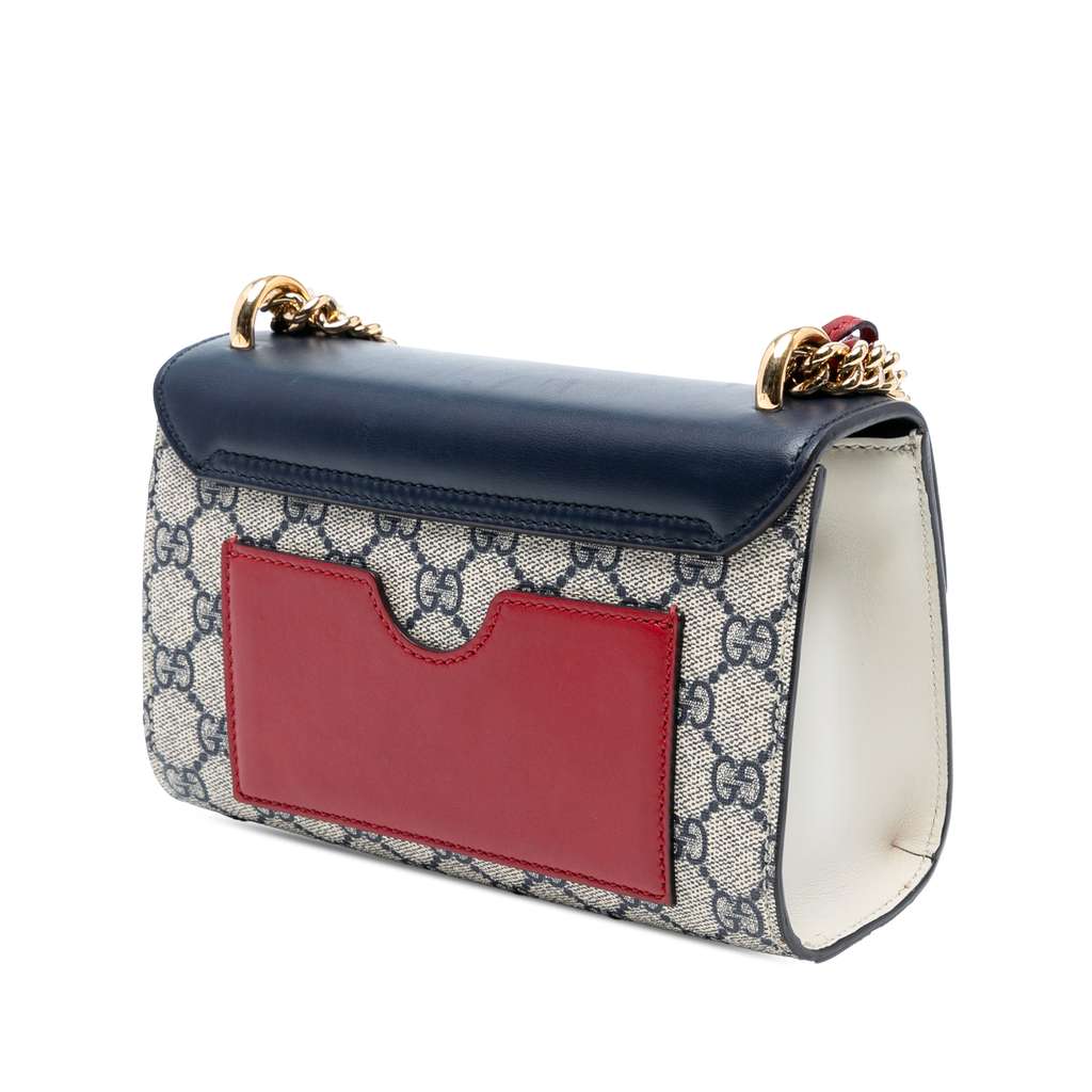 Gucci Small GG Supreme Padlock Crossbody - Back view