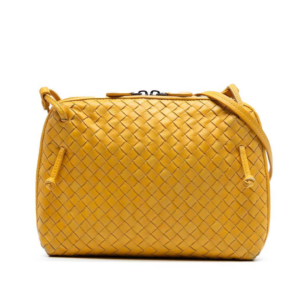 Bottega Veneta Nappa Intrecciato Nodini Crossbody