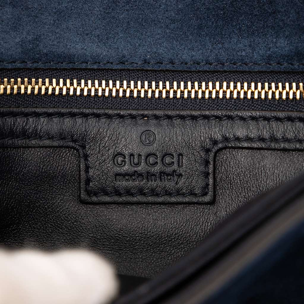 Gucci Medium Suede Blondie Crossbody - Side view