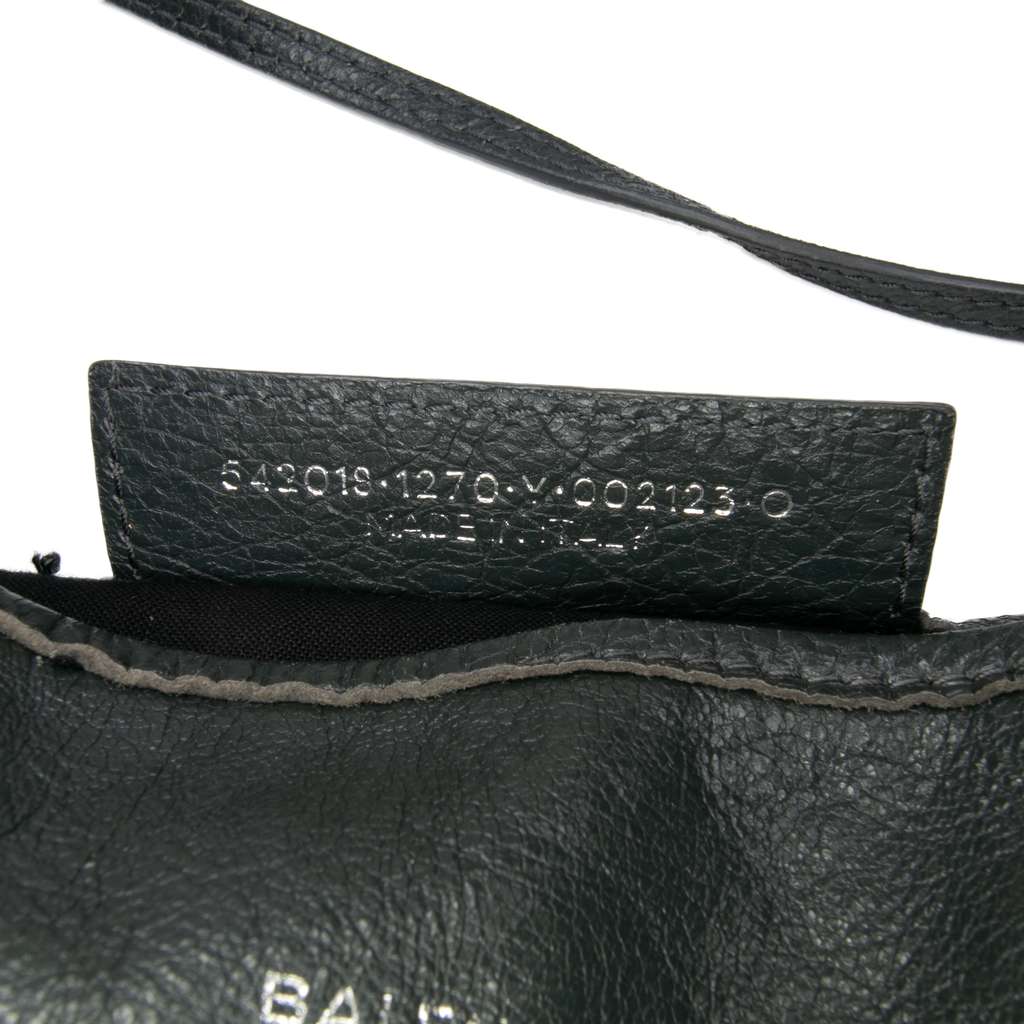 Balenciaga Leather Navy Cabas Satchel XS - Detail 2
