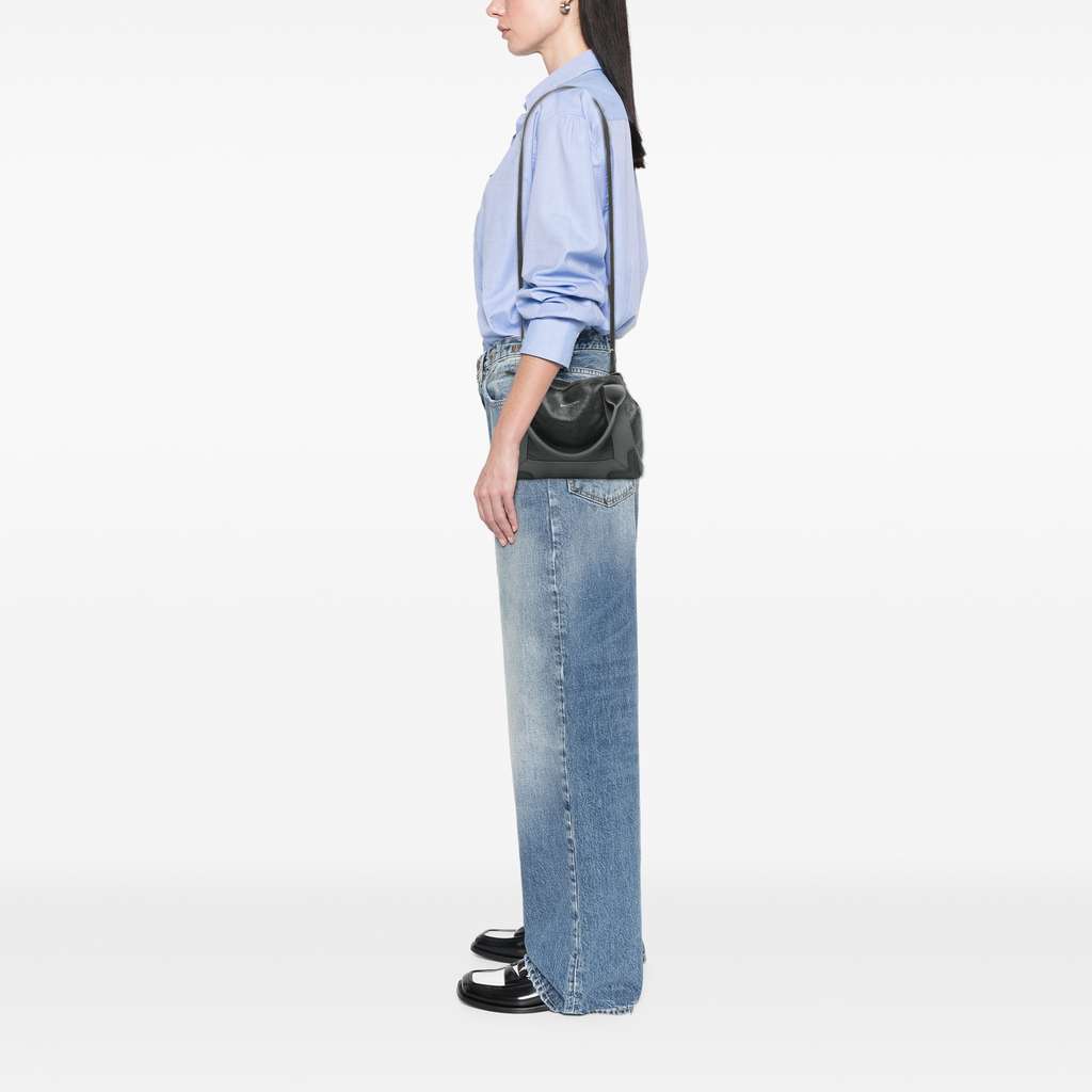 Balenciaga Leather Navy Cabas Satchel XS - Image 10