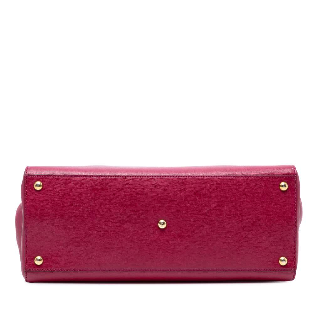 Fendi Medium Leather 2Jours Satchel - Image 6