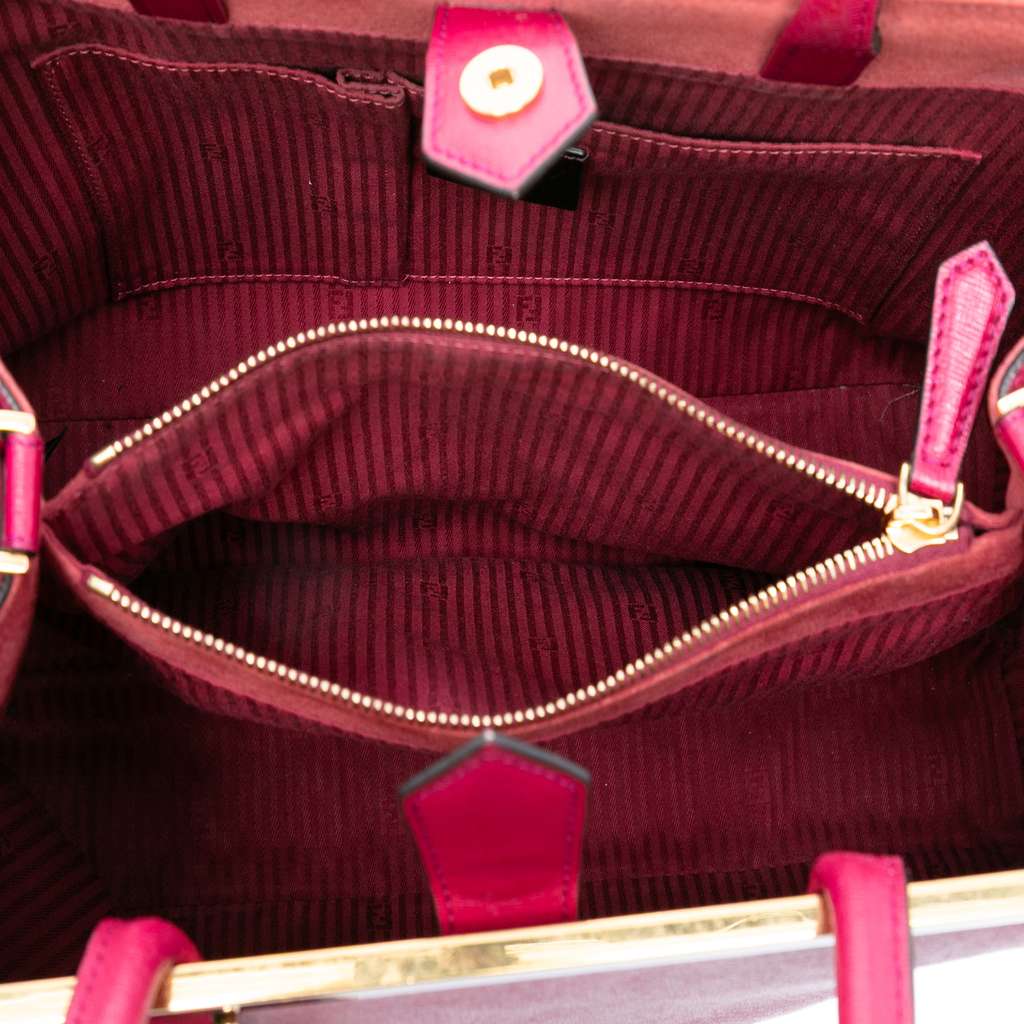 Fendi Medium Leather 2Jours Satchel - 4