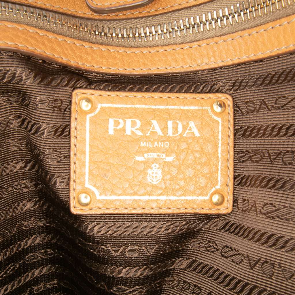 Prada Vitello Daino Side Zip Tote - 5