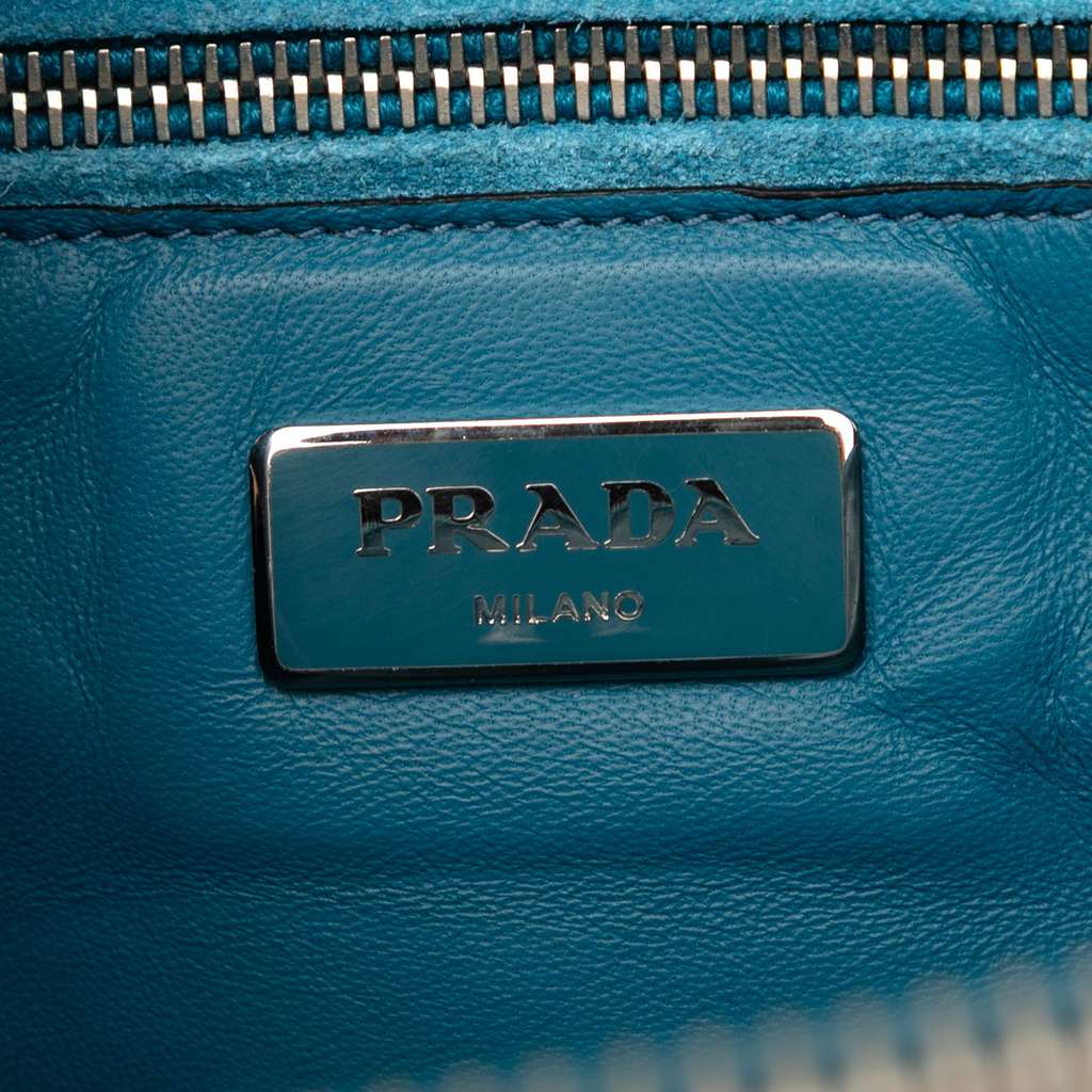 Prada Small Scamosciato Twin Pocket Satchel - Side view