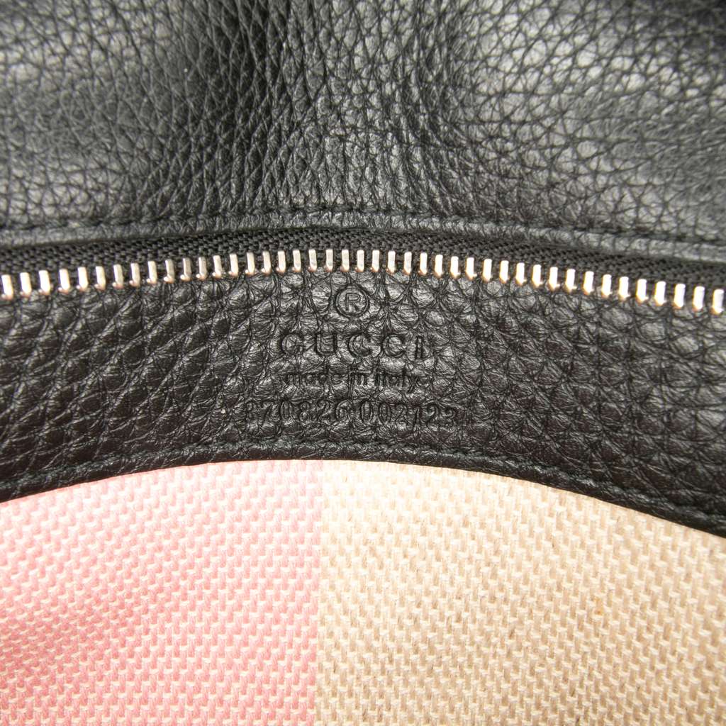 Gucci Medium Leather Bamboo Daily Crossbody - Detail 1