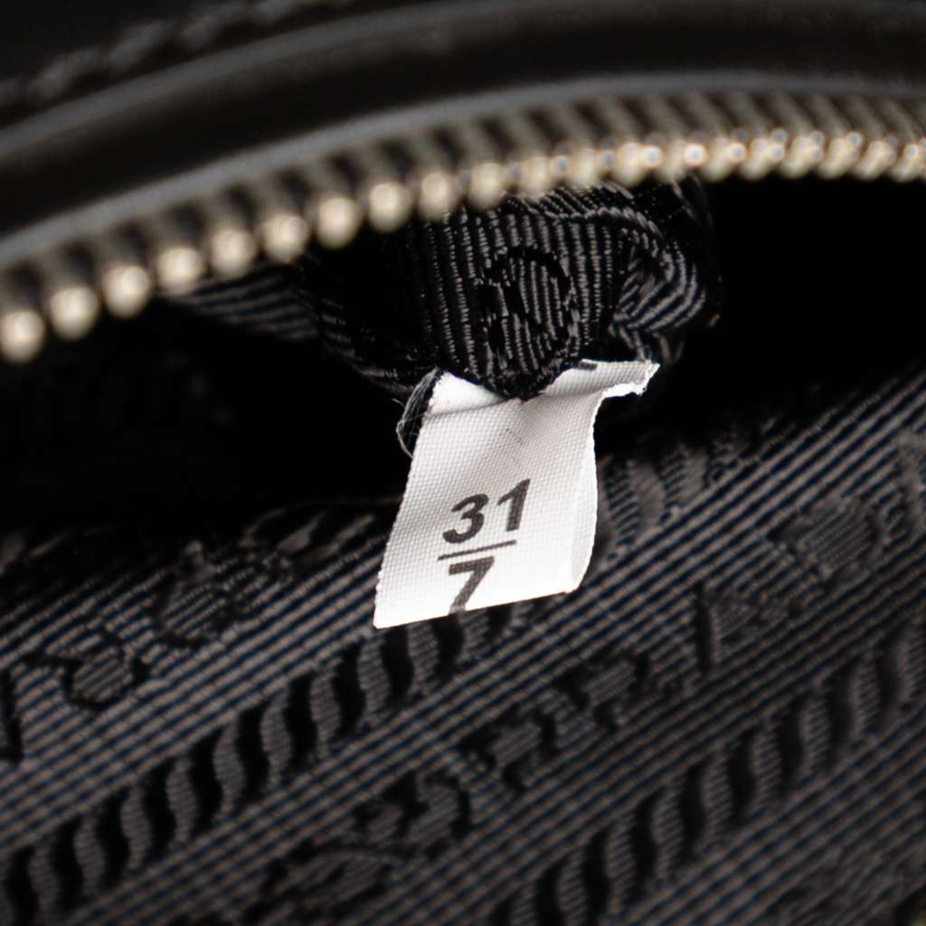 Prada Small City Calf Stitched Twin Pocket Satchel - Detail 2
