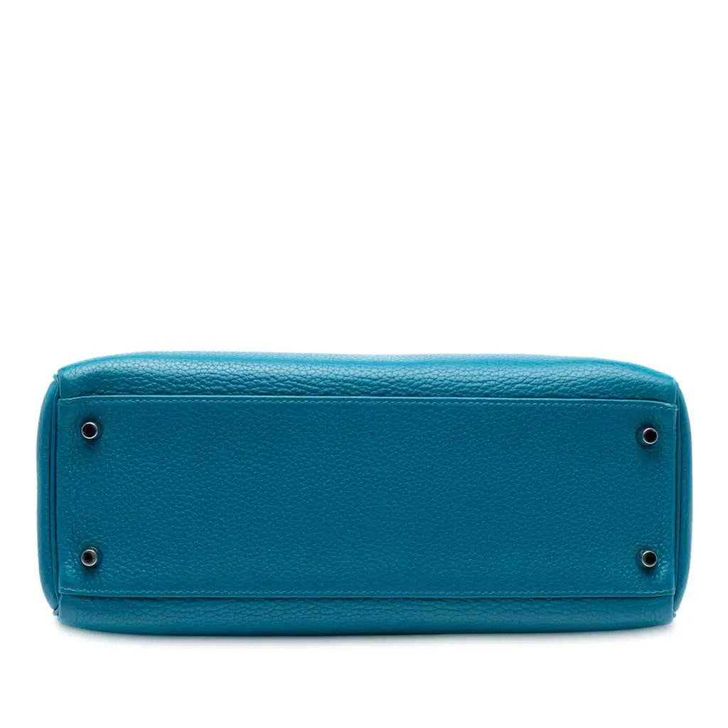 Hermès Togo Amazon Kelly II Retourne 32 Blue Leather Very good - Inside View