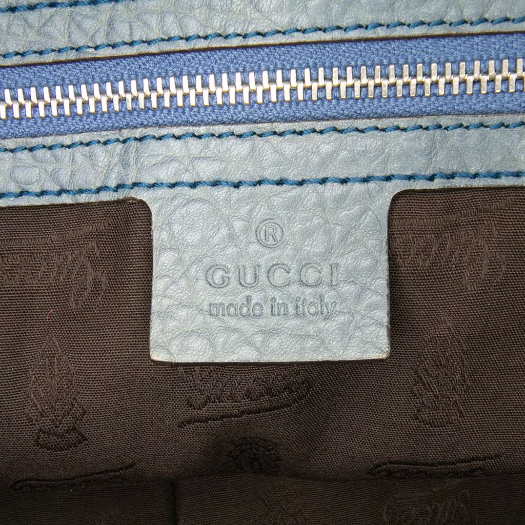 Gucci Medium GG Canvas Bamboo Bar Tote - Side view