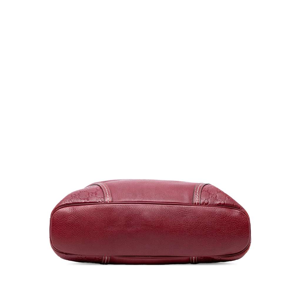 Gucci Large Guccissima Trimmed Leather Signoria Hobo Bag - Image 6