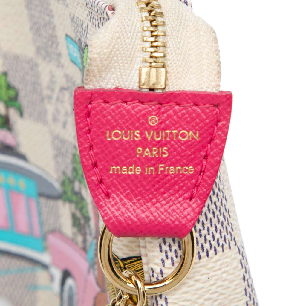 Louis Vuitton Damier Azur Animation Hollywood Mini Pochette Accessoires - Side view