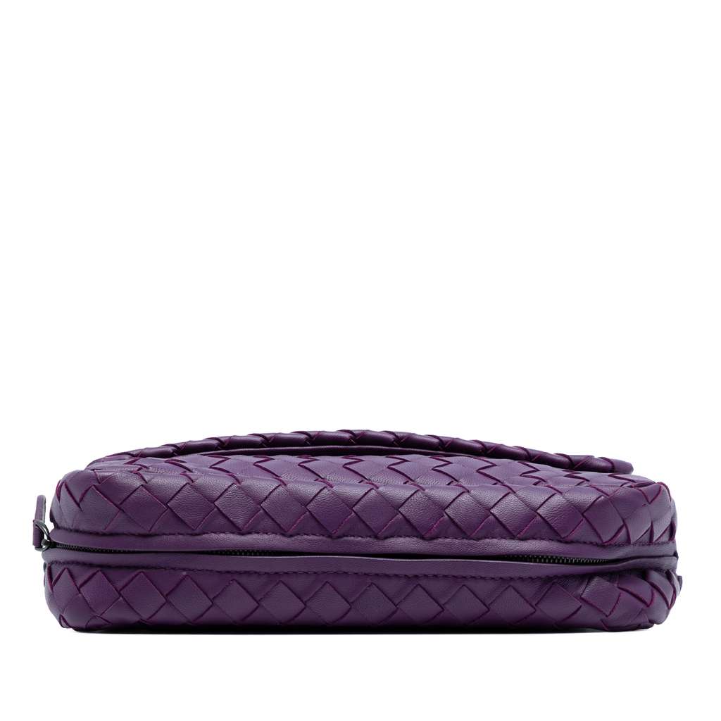 Bottega Veneta Mini Nappa Intrecciato Expandable Chain Flap Crossbody - Image 6