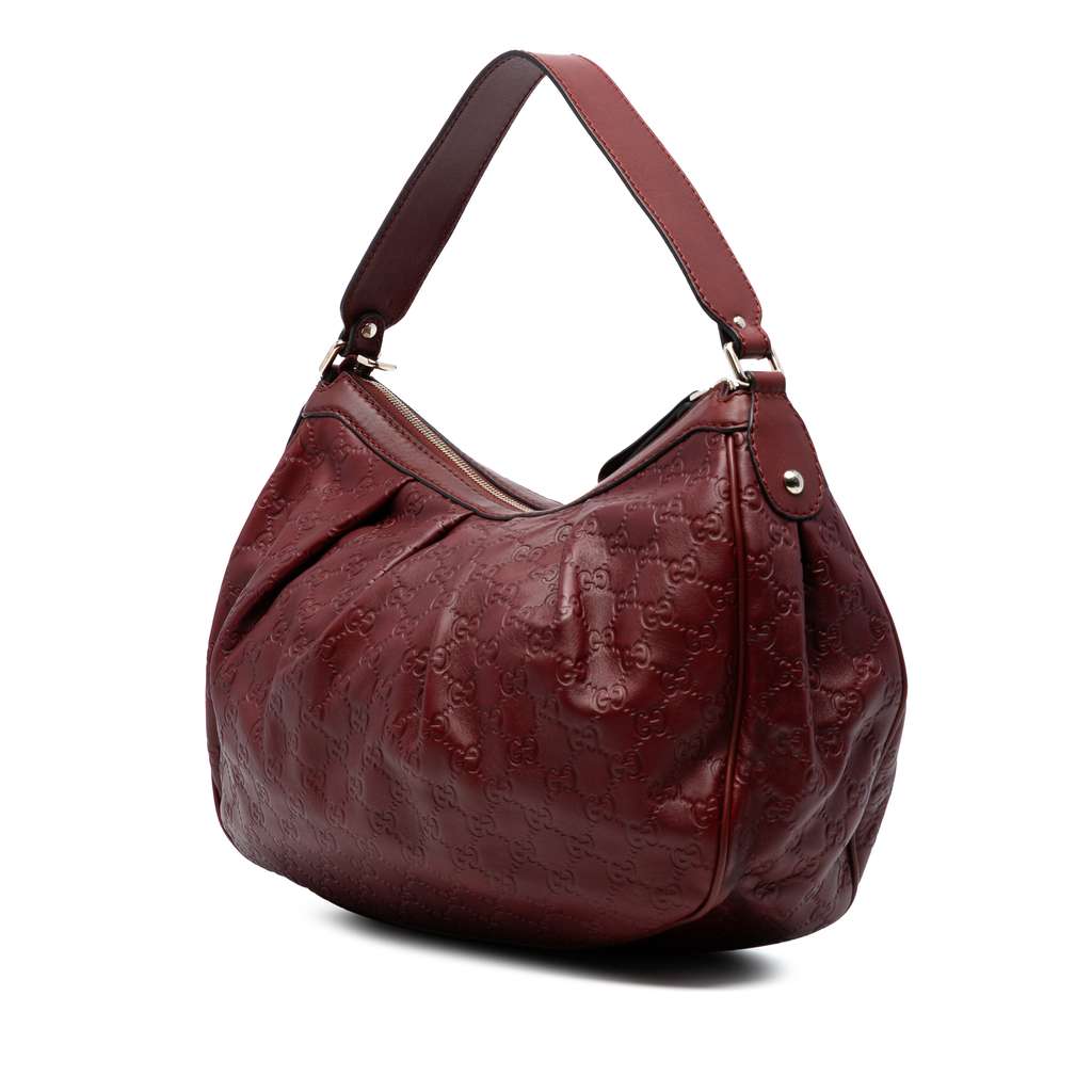 Gucci Guccissima Sukey Shoulder Bag - Back view